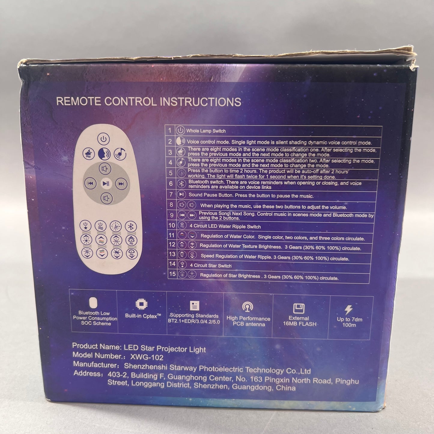 New Elecstars LED Star Light Show Projector