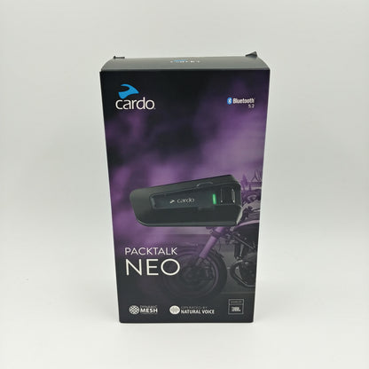 New Cardo Packtalk Neo Motorcycle Intercom PTN00001