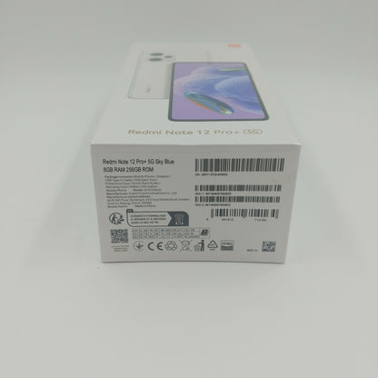 New Factory Unlocked Redmi Note 12 Pro+ 256GB Sky Blue 22101316UG