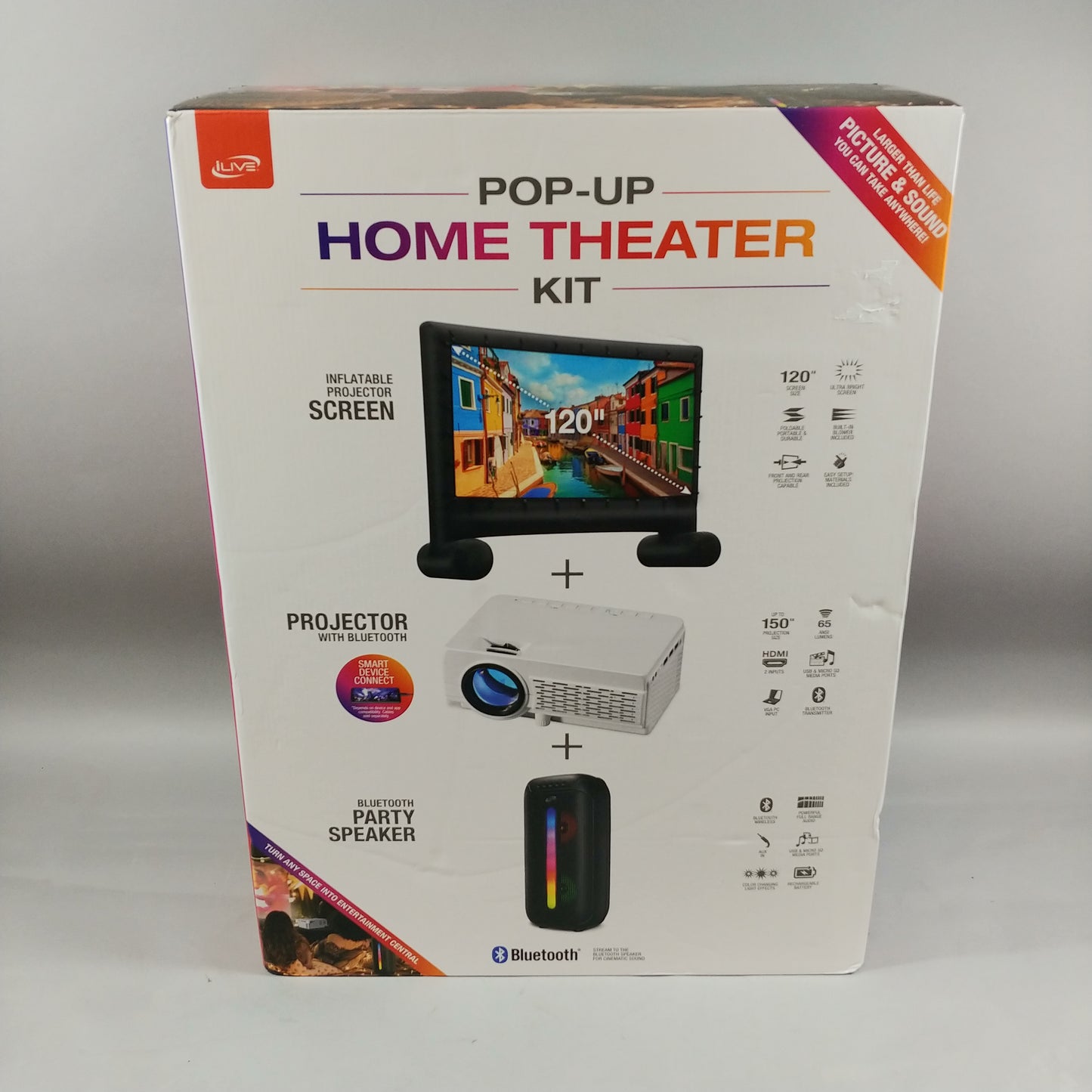 New iLive Pop-Up Home Theater Kit v3323