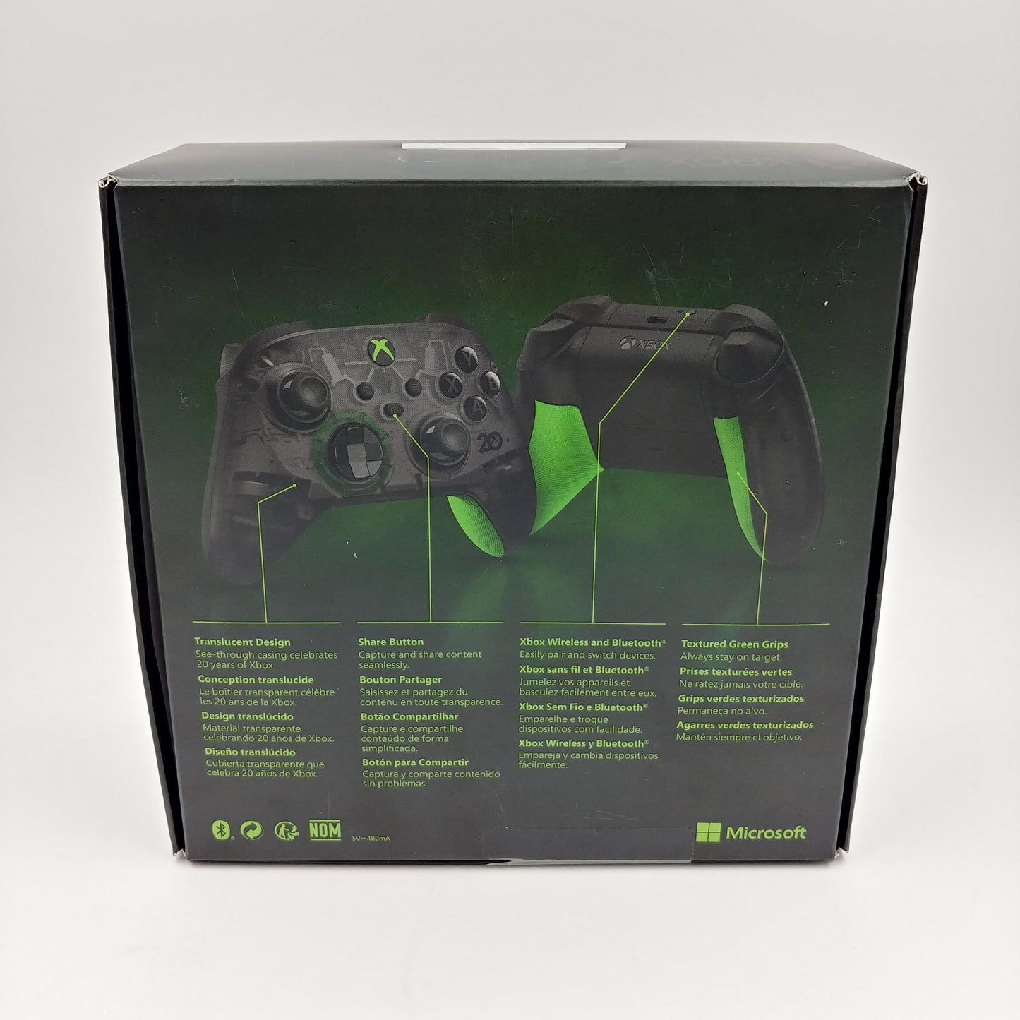 New Microsoft Xbox One Wireless Controller 20th anniversary 1914 w/ Razer Charging Stand