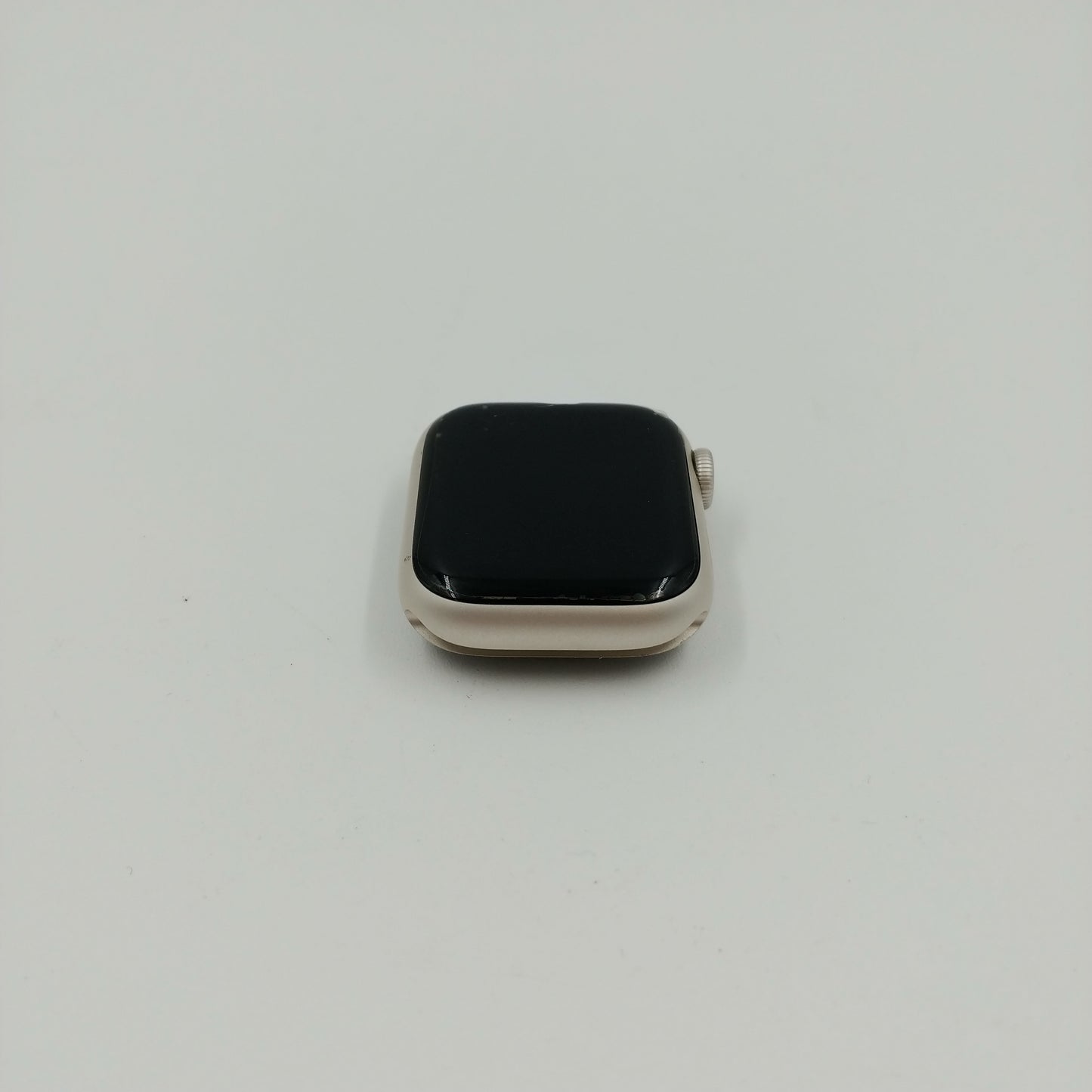 GPS Only Apple Watch Series 8 41MM Black Aluminum Starlight Sport Band A2770