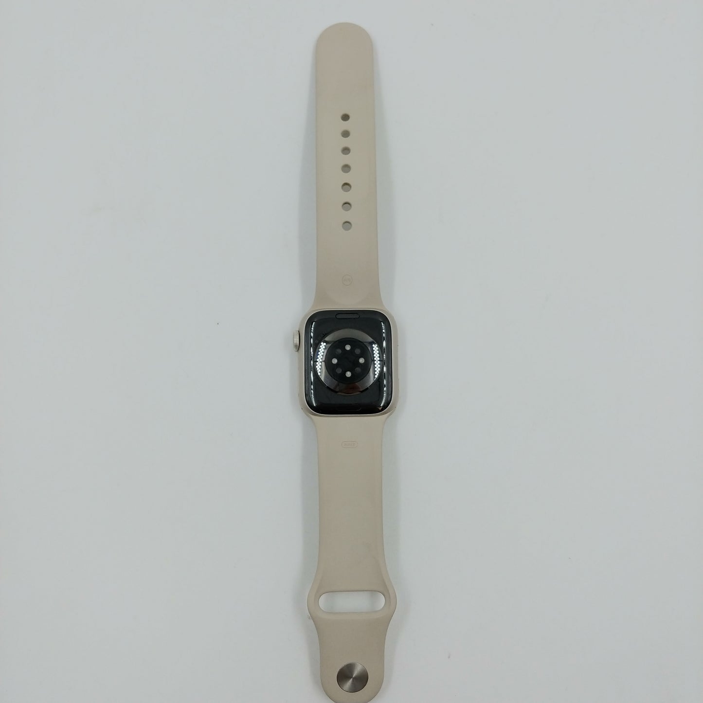 GPS Only Apple Watch Series 8 41MM Black Aluminum Starlight Sport Band A2770