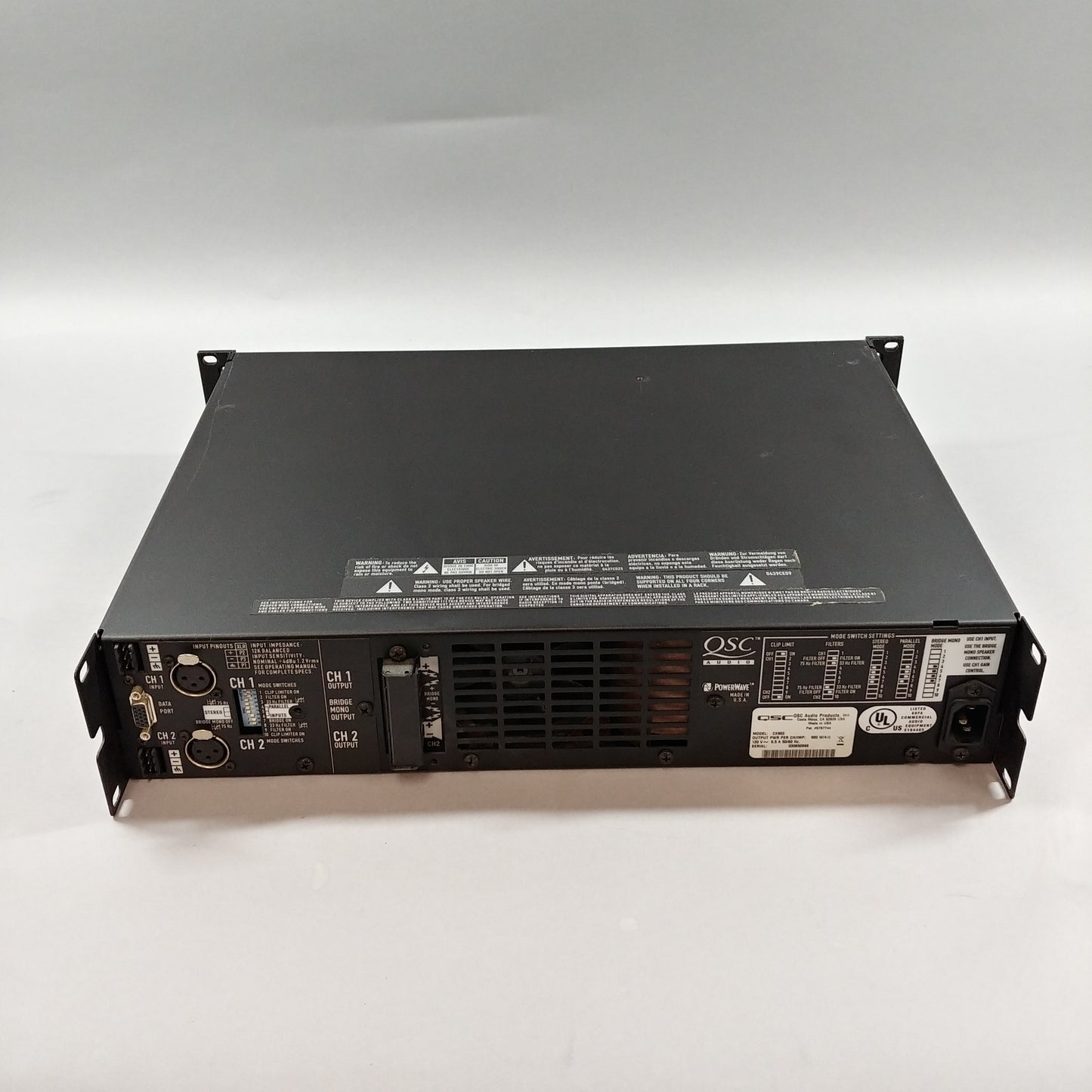 QSC CX902 900W 2 Channel Power Amplifier