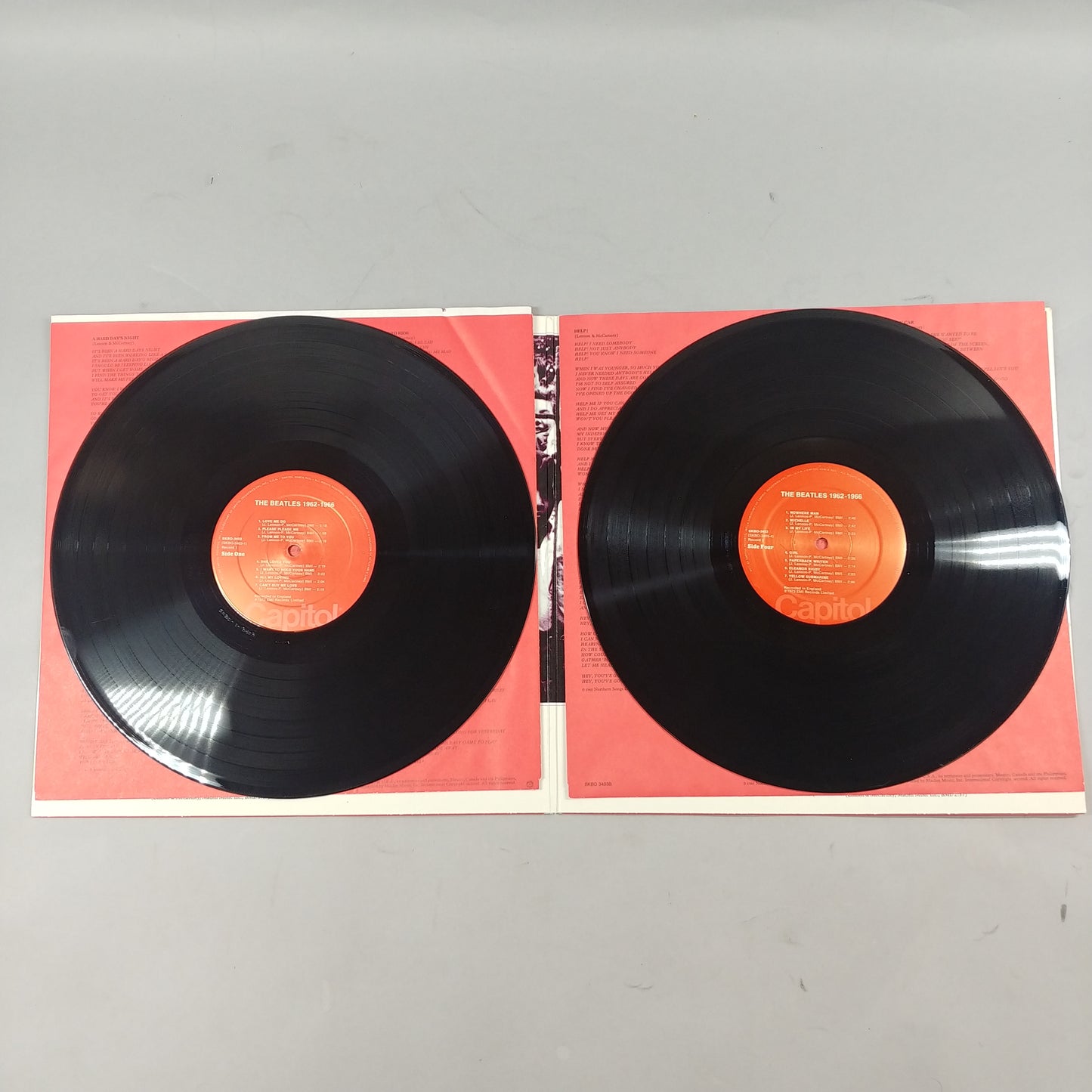 The Beatles 1962-1966 Red Album, 1967-1970 Blue Album Records
