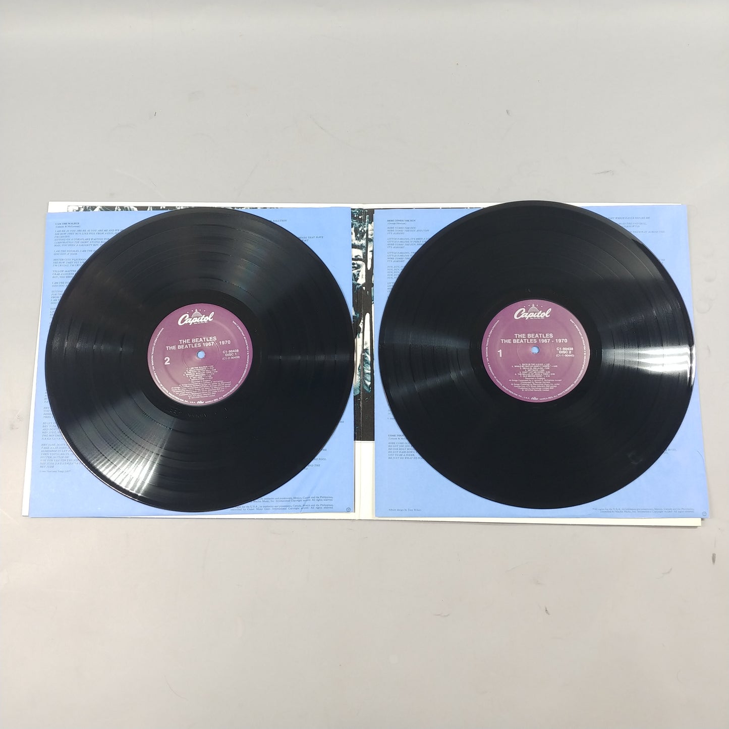 The Beatles 1962-1966 Red Album, 1967-1970 Blue Album Records