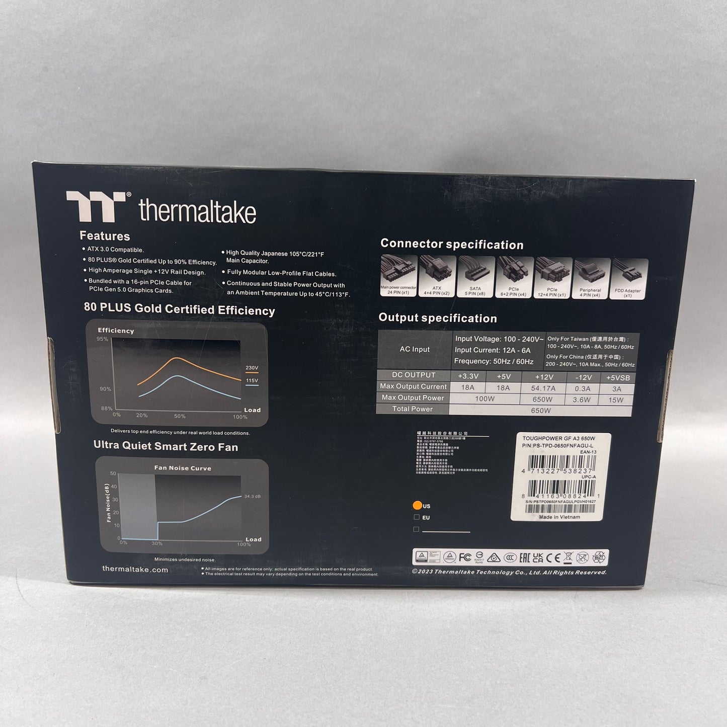 ThermalTake Tough Power GF A3 Fully Modular Power Supply EAN-13