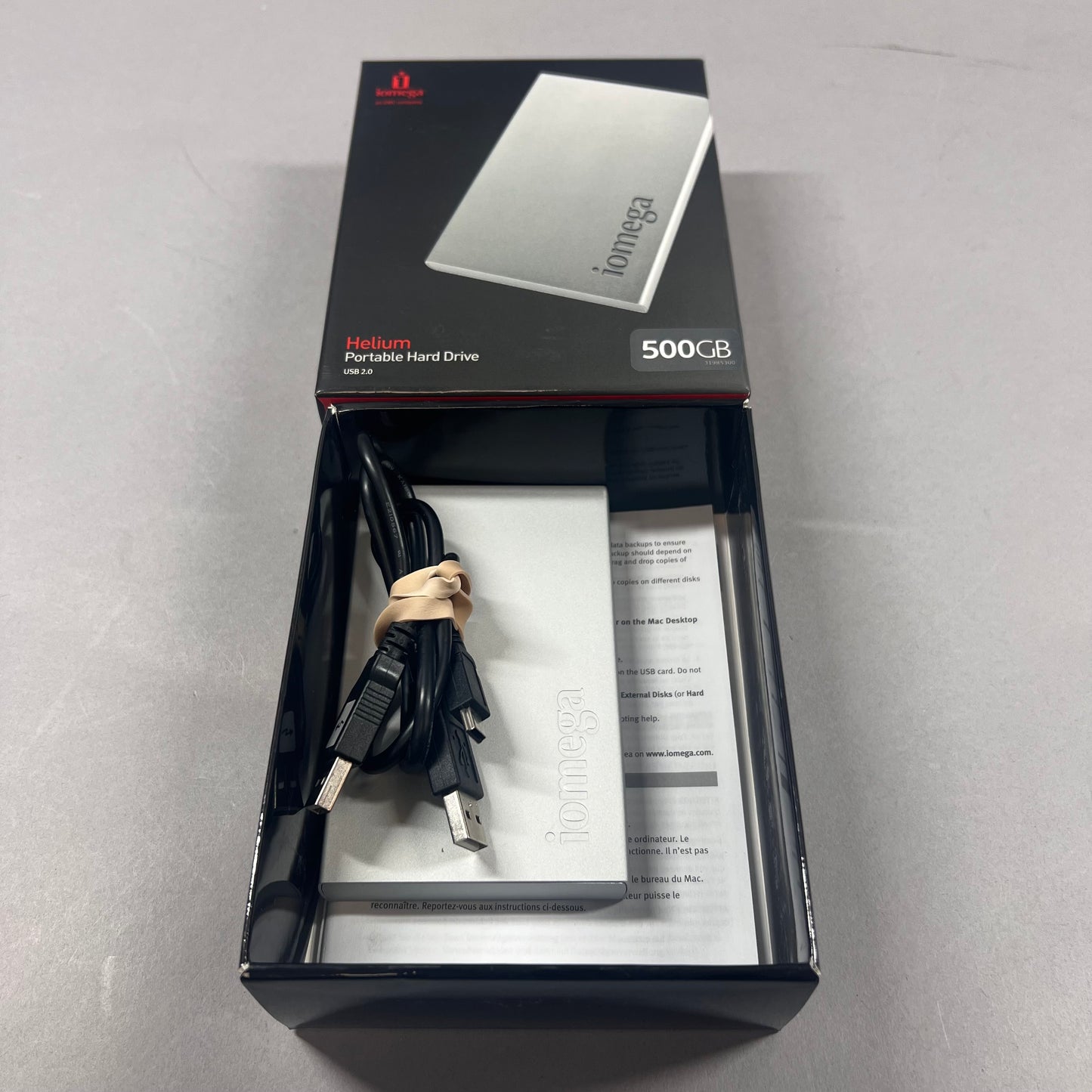 iOmega Helium Portable Hard Drive 500 GB