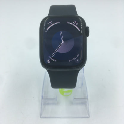 GPS Only Apple Watch Series 8 41MM Black Aluminum Midnight Sport Band MNU73LL/A