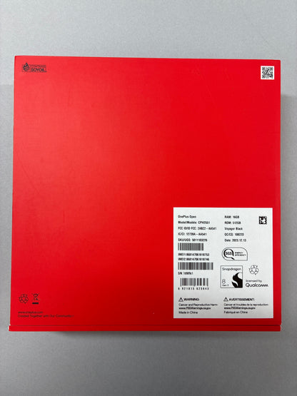 Factory Unlocked OnePlus OPEN 512GB Black CPH2551