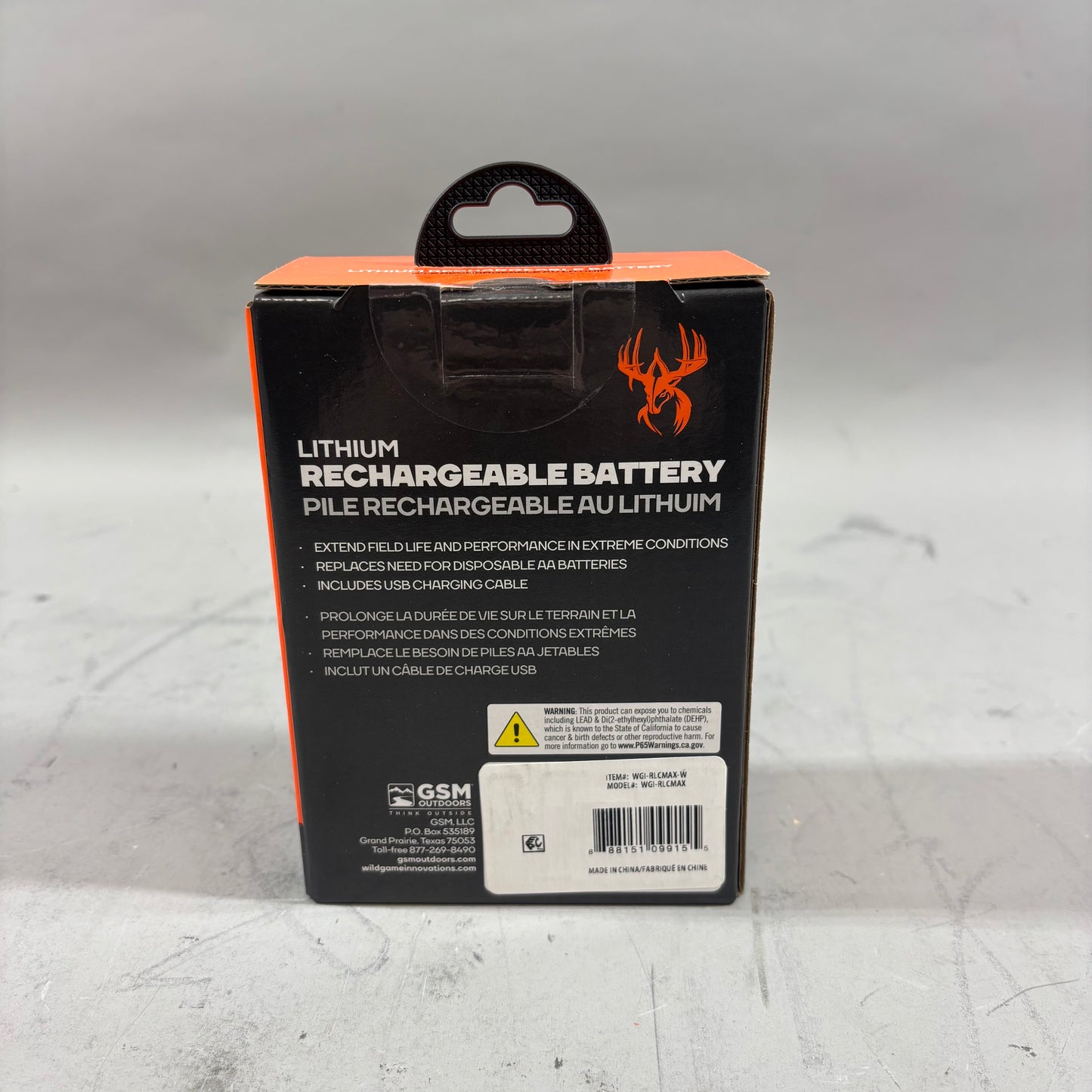 New Wildgame Innovations Lithium Rechargable Battery