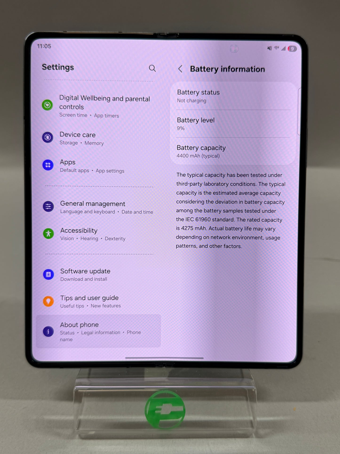 Verizon Samsung Galaxy Z Fold4 512GB 16 Gray SM-F936U