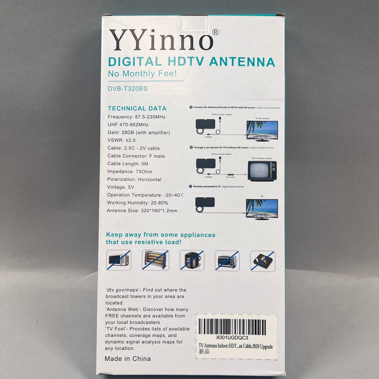 New YYinno digital Antenna Digital HDTV Antenna