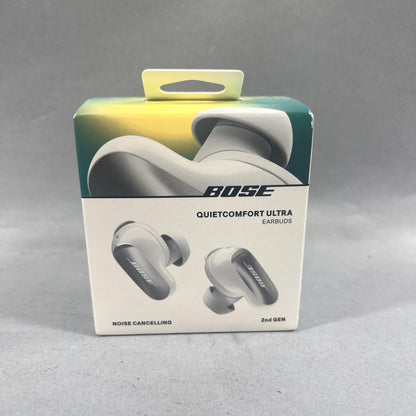 New Bose QuietComfort Ultra In-Ear Noise Cancelling Bluetooth Earbuds White 