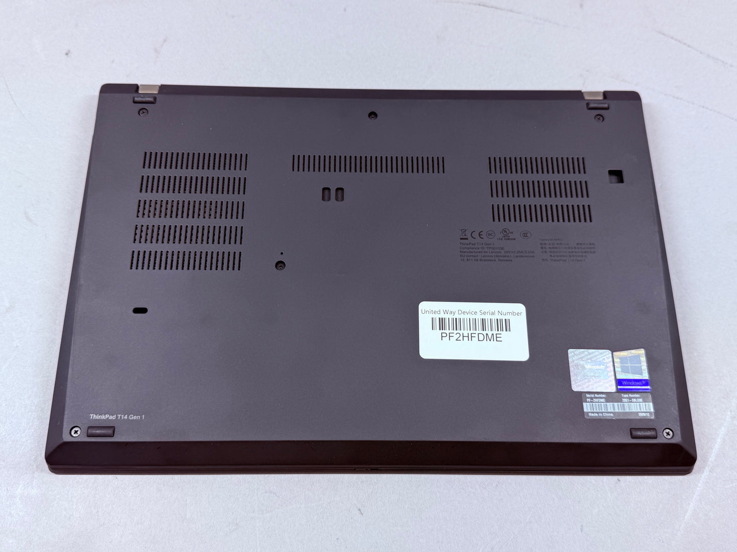 Lenovo Thinkpad JVHFC1 14" i7-10610U 4.9GHz 16GB RAM 512GB SSD