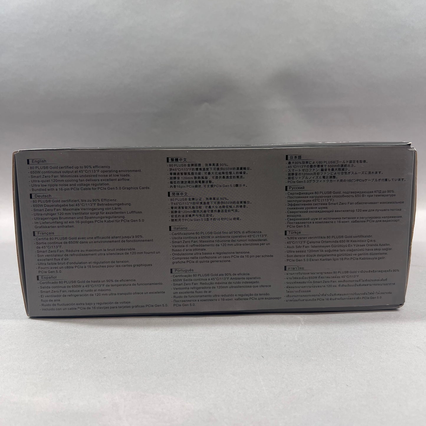 ThermalTake Tough Power GF A3 Fully Modular Power Supply EAN-13