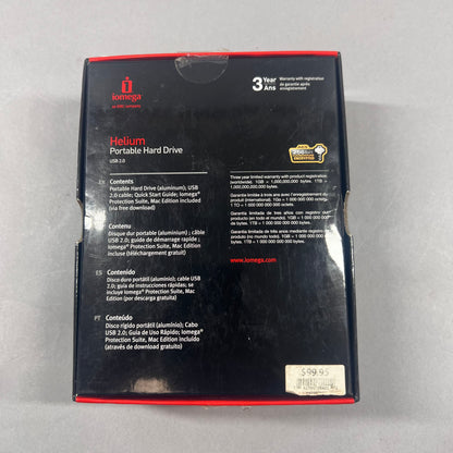 iOmega Helium Portable Hard Drive 500 GB