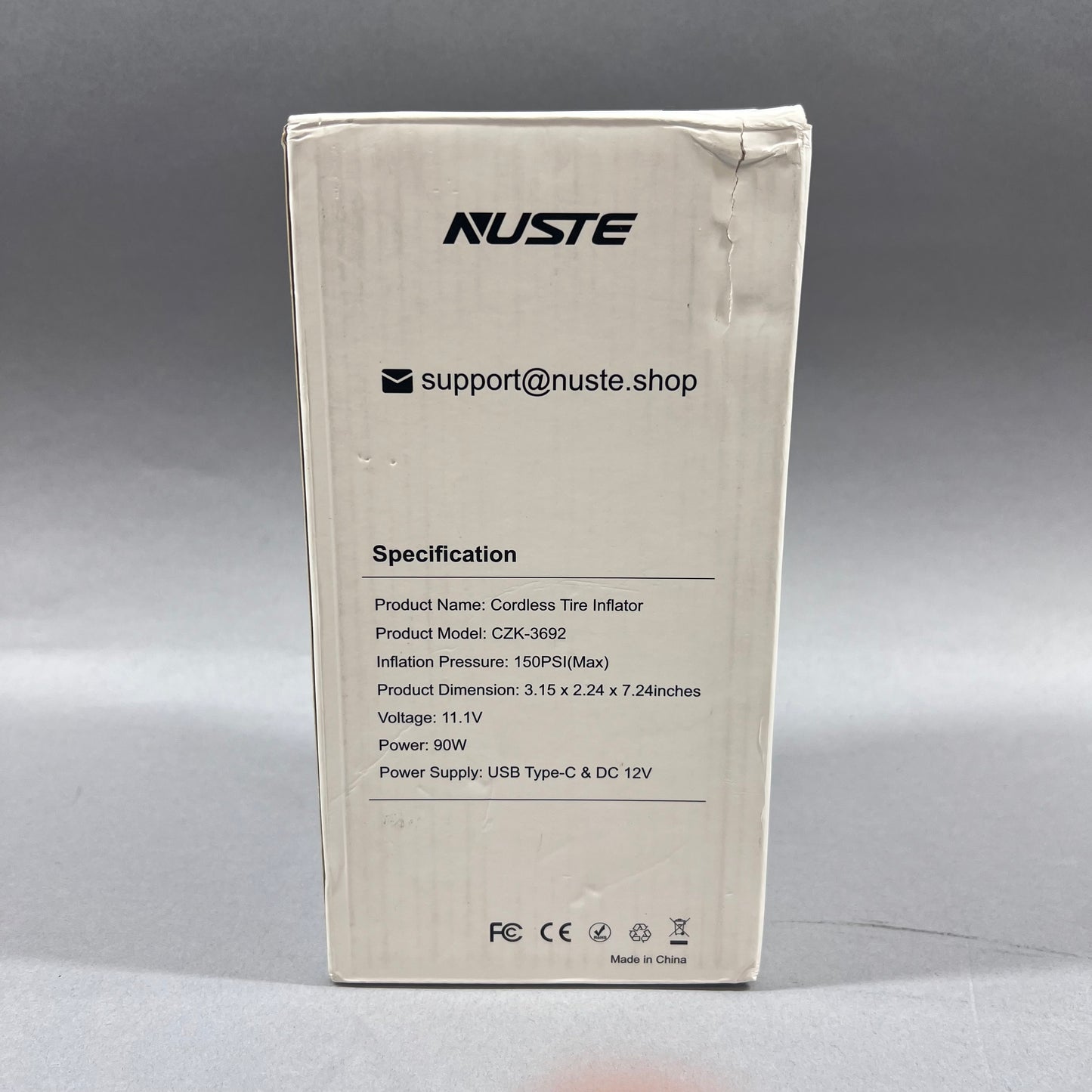 Nuste CZK-3692 Tire Inflator