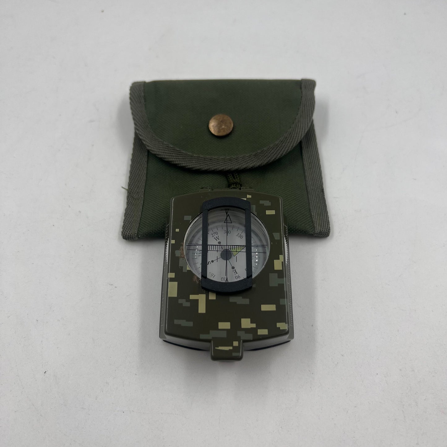 Outdoor Survival Compass Multifunctional Map Sighting Lensatic Compass Lexbo