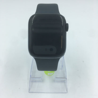 GPS Only Apple Watch Series 8 41MM Black Aluminum Midnight Sport Band MNU73LL/A