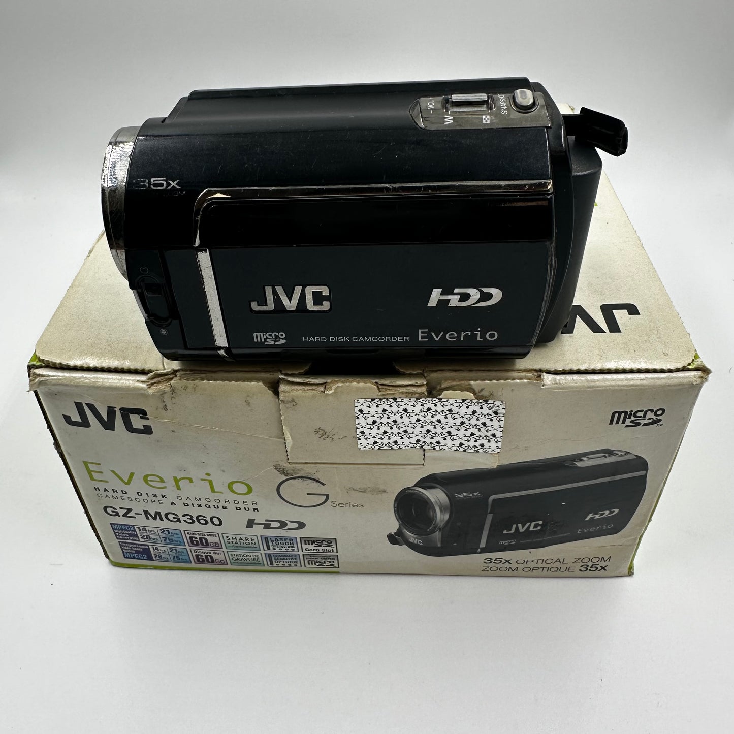 New JVC HD Everio HD Camcorder GZ-MG360BU