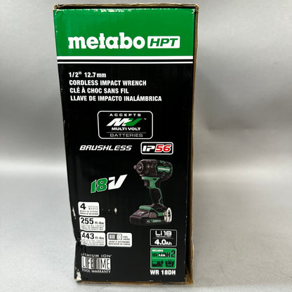 New Metabo HPT WR18DH 18V Cordless Impact Wrench