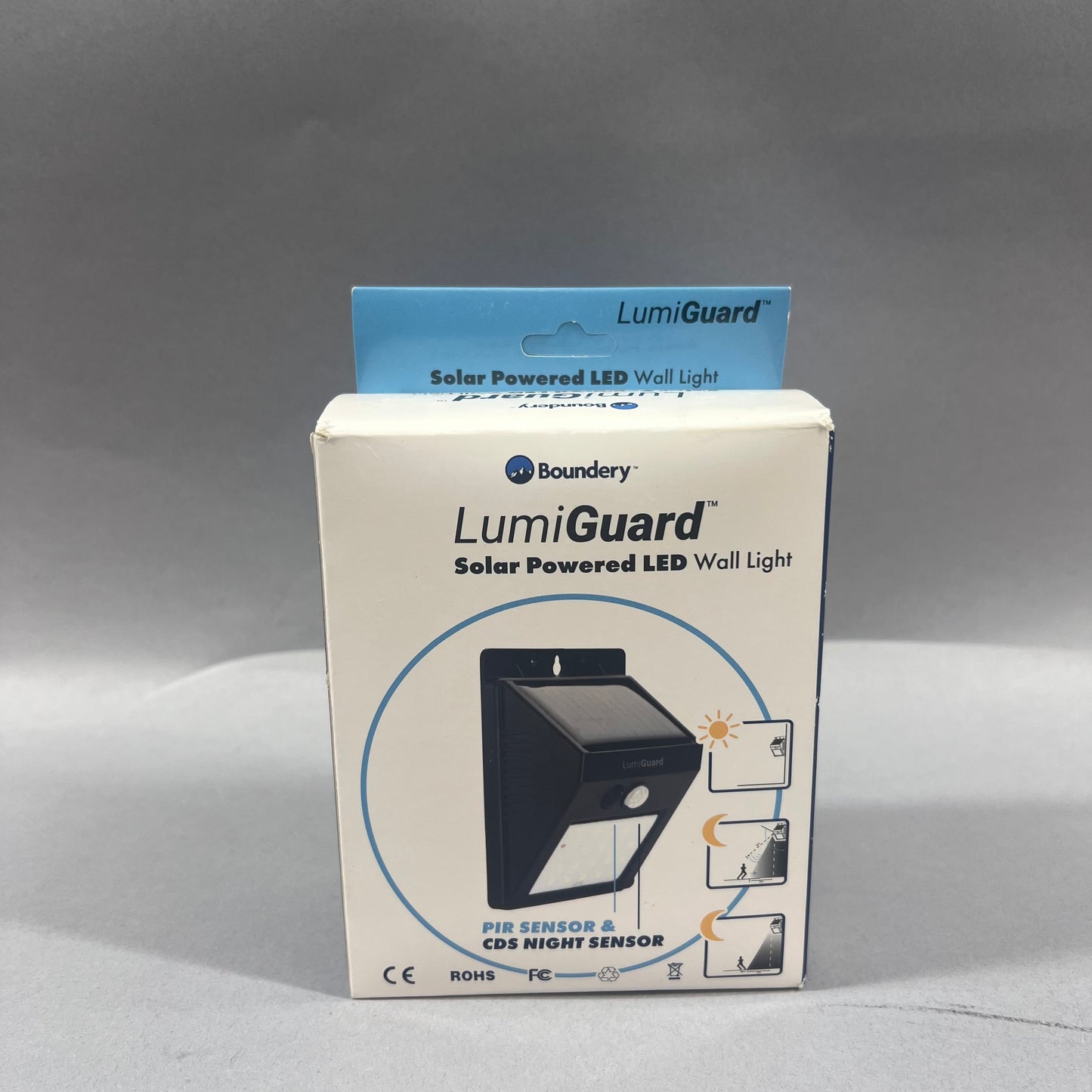 New LumiGuard Solar Powered LED Wall Light
