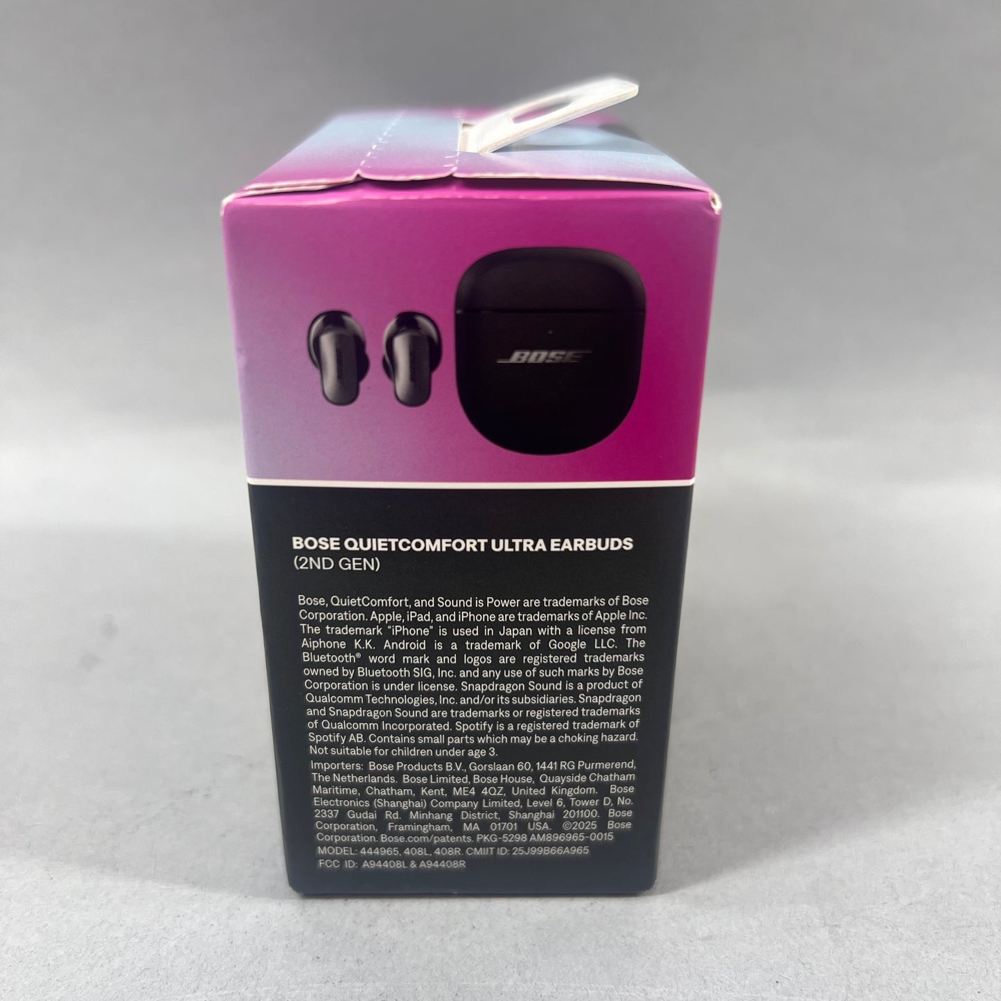 New Bose QuietComfort Ultra In-Ear Noise Cancelling Bluetooth Earbuds Black 