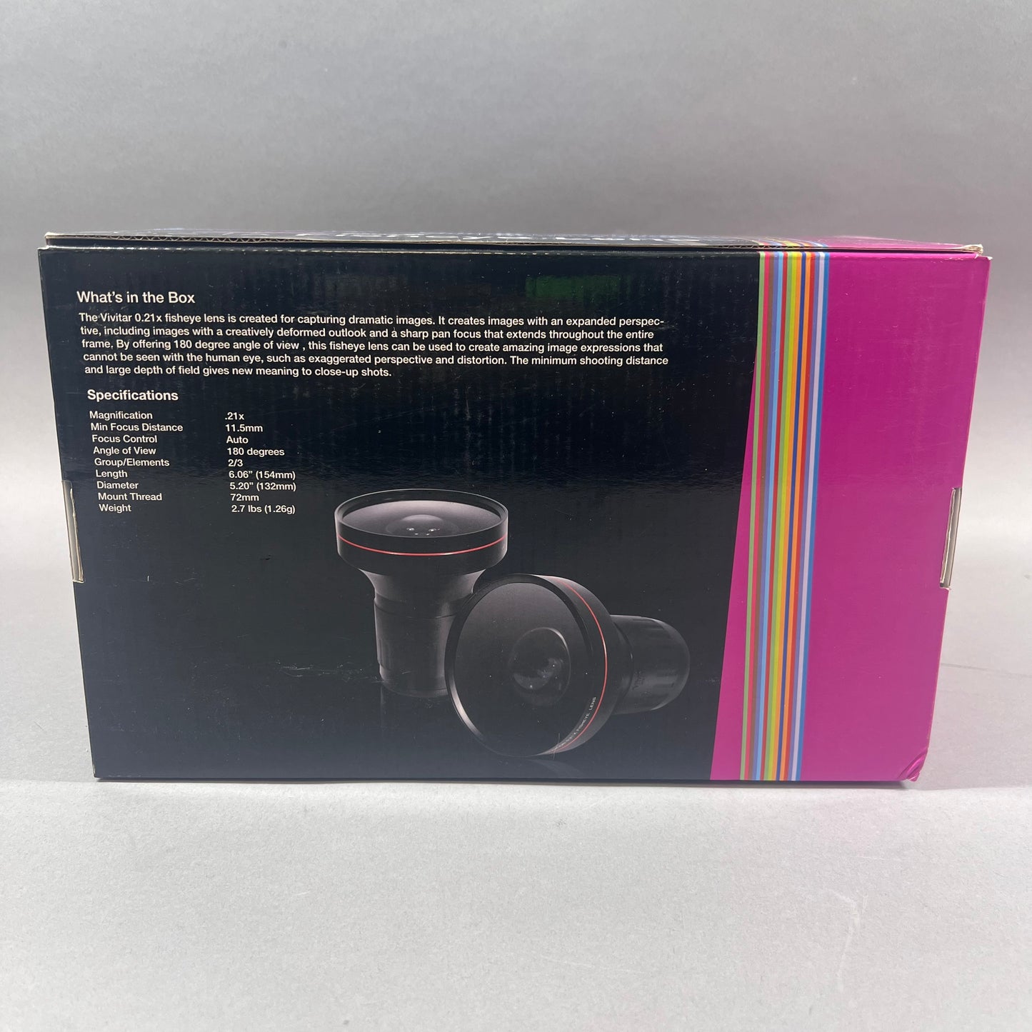 Vivitar Fisheye Lens 70-210mm f/5.6 For Canon C Mount Auto Lens