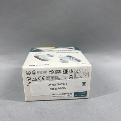 New Bose QuietComfort Ultra In-Ear Noise Cancelling Bluetooth Earbuds White 