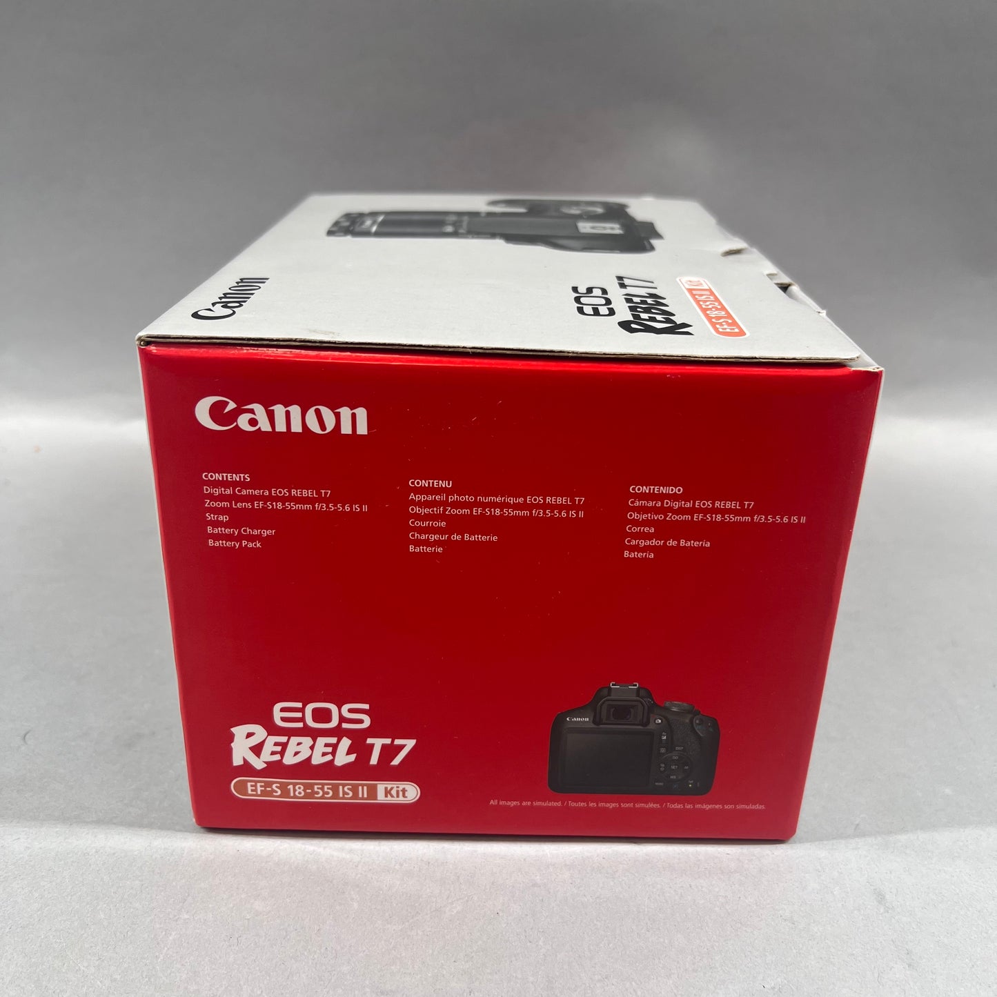 New Canon EOS Rebel T7 12.1MP Digital SLR DSLR Camera