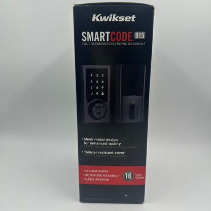 Kwikset SmartCode 915 Electronic Deadbolt!