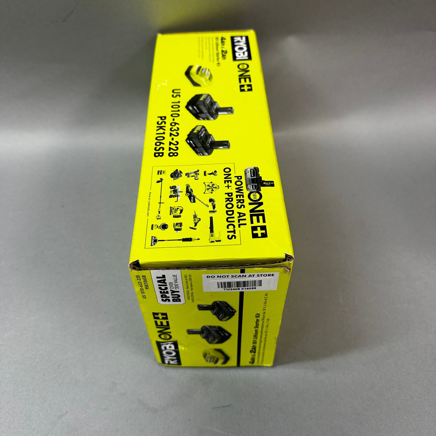 New Ryobi psk106SB 18V Lithium Battery Starter Kit