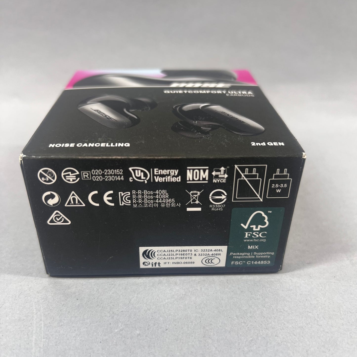 New Bose QuietComfort Ultra In-Ear Noise Cancelling Bluetooth Earbuds Black 