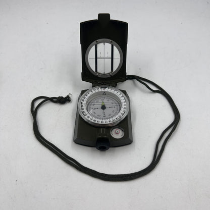 Outdoor Survival Compass Multifunctional Map Sighting Lensatic Compass Lexbo