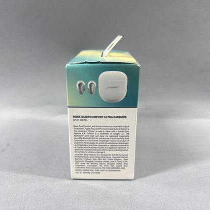 New Bose QuietComfort Ultra In-Ear Noise Cancelling Bluetooth Earbuds White 