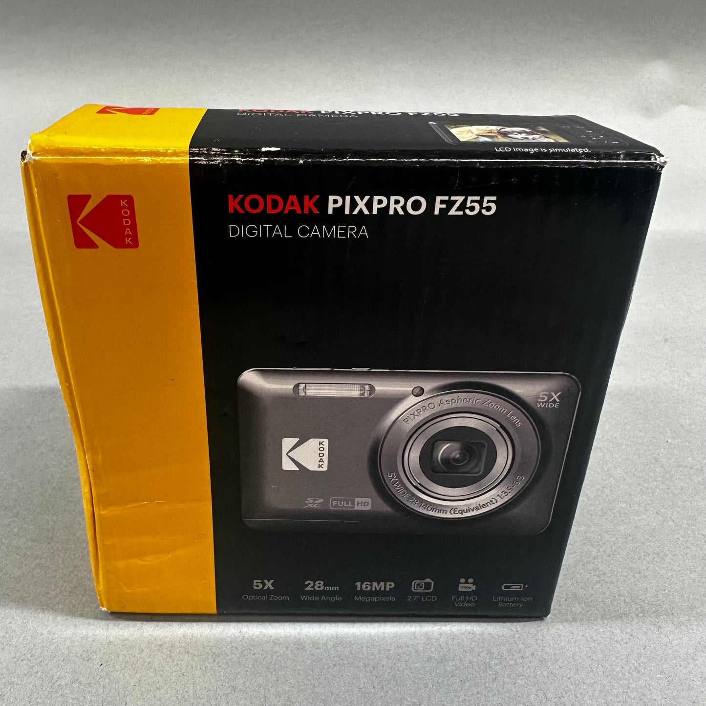 New Kodak PIXPRO FZ55 16.0MP Digital Camera 200 Shutter Count