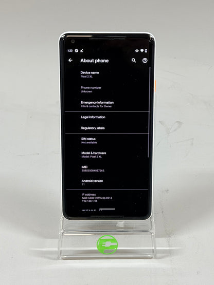 Unlocked Google Pixel 2 XL 128GB White G011C