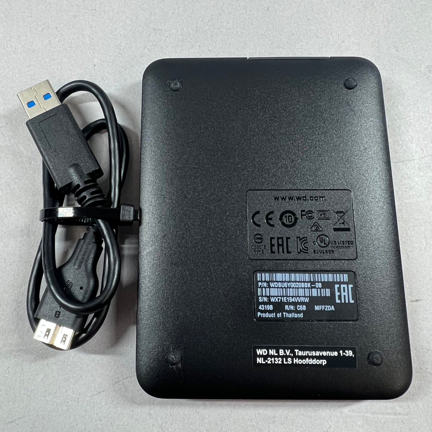 WD Elements Portable 4319B 2TB Micro USB-B to USB-A SSD