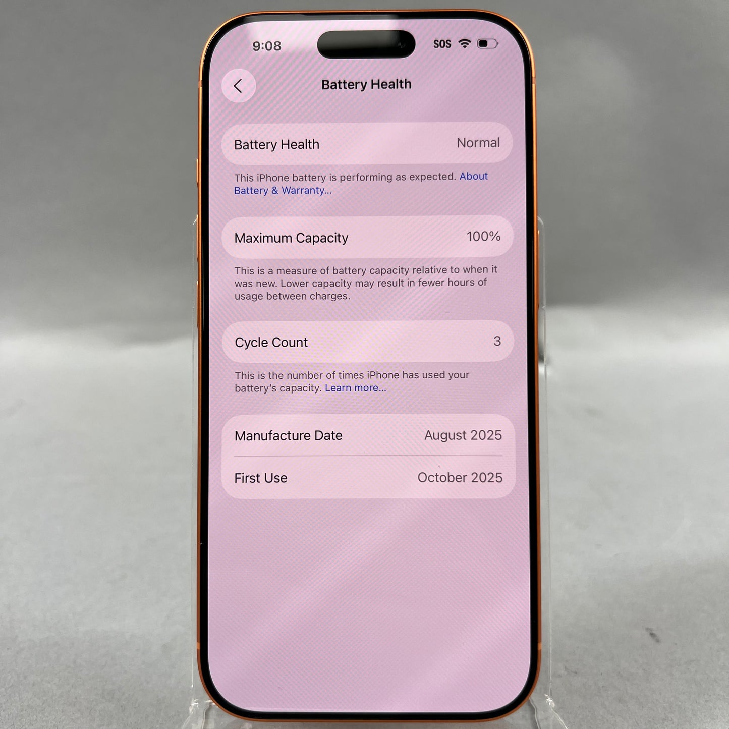 Flawless AT&T Apple iPhone 17 Pro 256GB Bad IMEI 356661400931688