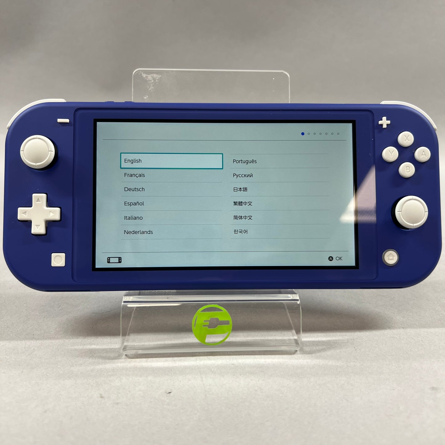 Nintendo Switch Lite Handheld Console HDH-001 Blue W/ Pokemon Violet