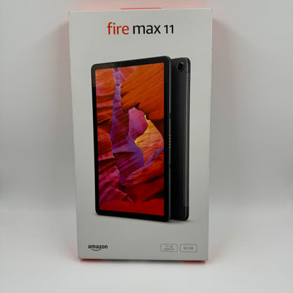 New WiFi Only Amazon Kindle Fire Max 11 13th Gen 64GB Black SU8NST