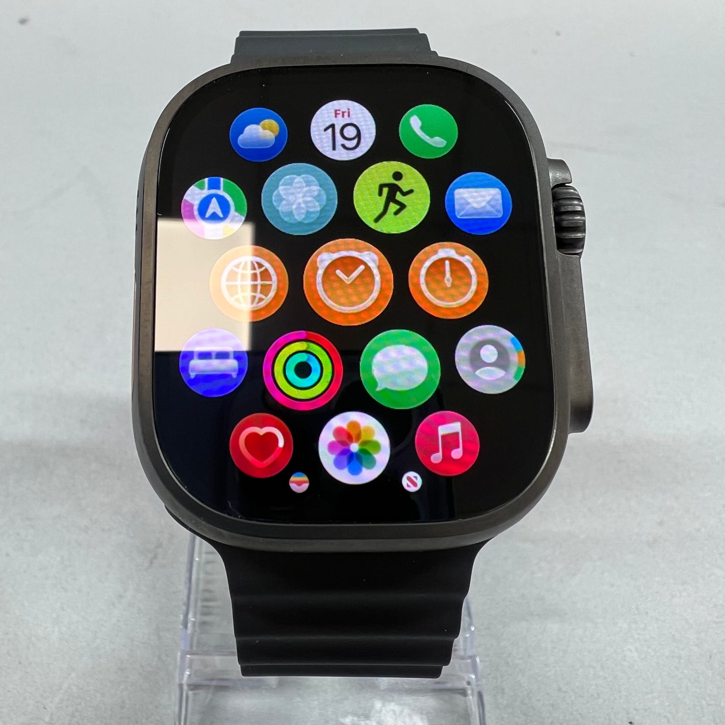 Unlocked Apple Watch Ultra 3 49MM Black Titanium Black Sport Band MF0J4LW/A