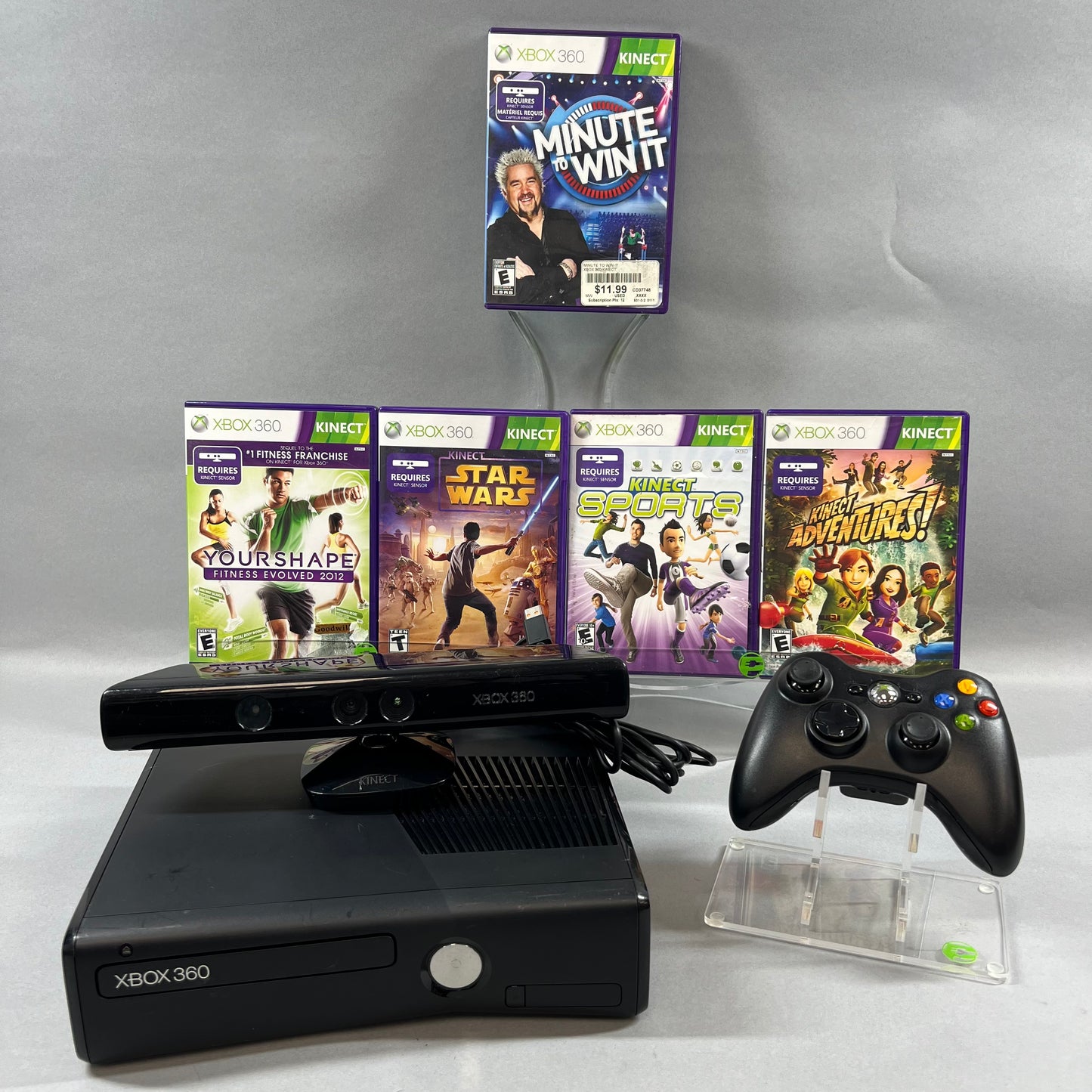 Microsoft Xbox 360 Slim 4GB Console Gaming System Matte Black 1439