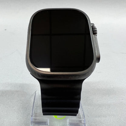Unlocked Apple Watch Ultra 3 49MM Black Titanium Black Sport Band MF0J4LW/A