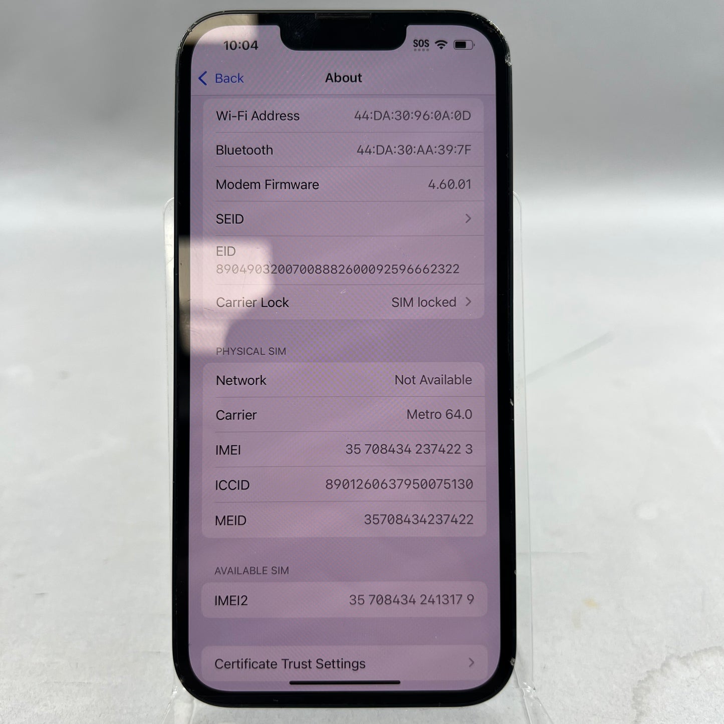 T-Mobile Apple iPhone 13 128GB Midnight