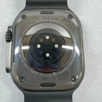 Unlocked Apple Watch Ultra 3 49MM Black Titanium Black Sport Band MF0J4LW/A