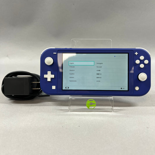 Nintendo Switch Lite Handheld Console HDH-001 Blue W/ Pokemon Violet