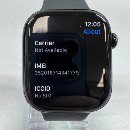 Unlocked Apple Watch Series 10 46MM Jet Black Aluminum MWY43LW/A