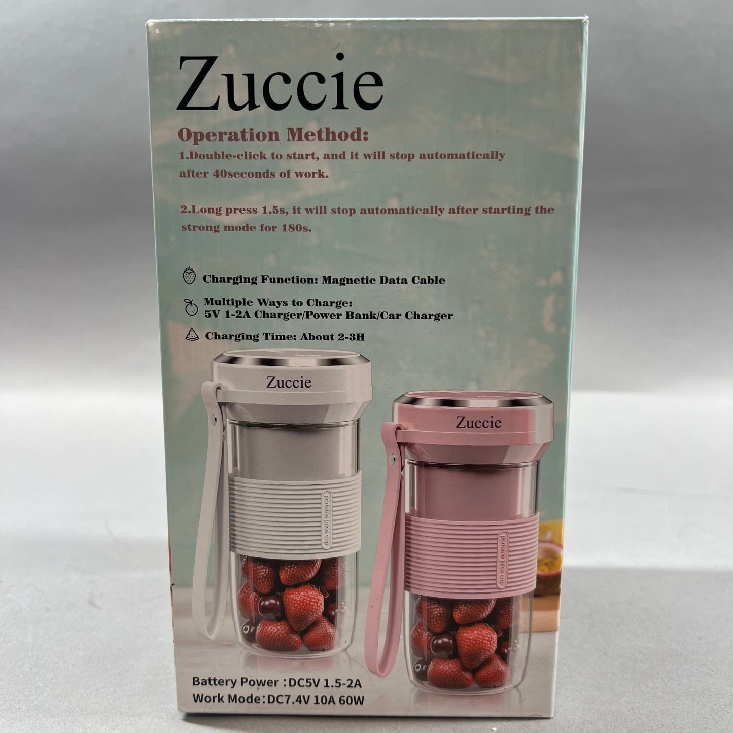 New Zuccie Portable Blender White